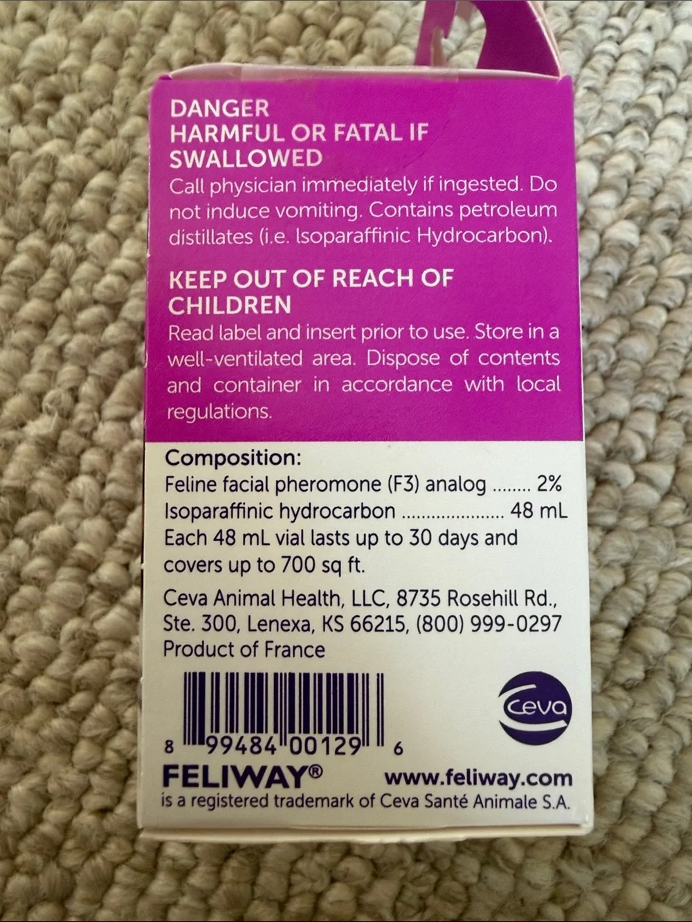 Feliway Classic Happy Cat Calming Refill – Pink